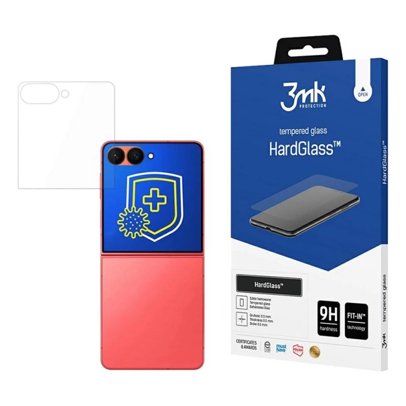 Folie pentru Samsung Galaxy Z Flip7 - 3mk HardGlass Screen Protector - Clear