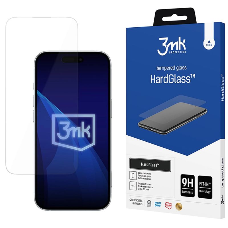 Folie pentru iPhone 18 Pro / Phone 17 Pro / Phone 17 / Phone 16 Pro - 3mk HardGlass - Clear