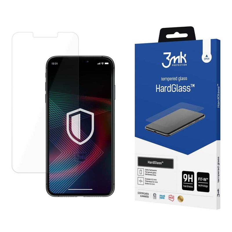 Folie pentru iPhone 18 Pro Max / iPhone 17 Pro Max / iPhone 16 Pro Max - 3mk HardGlass Screen Protector - Clear