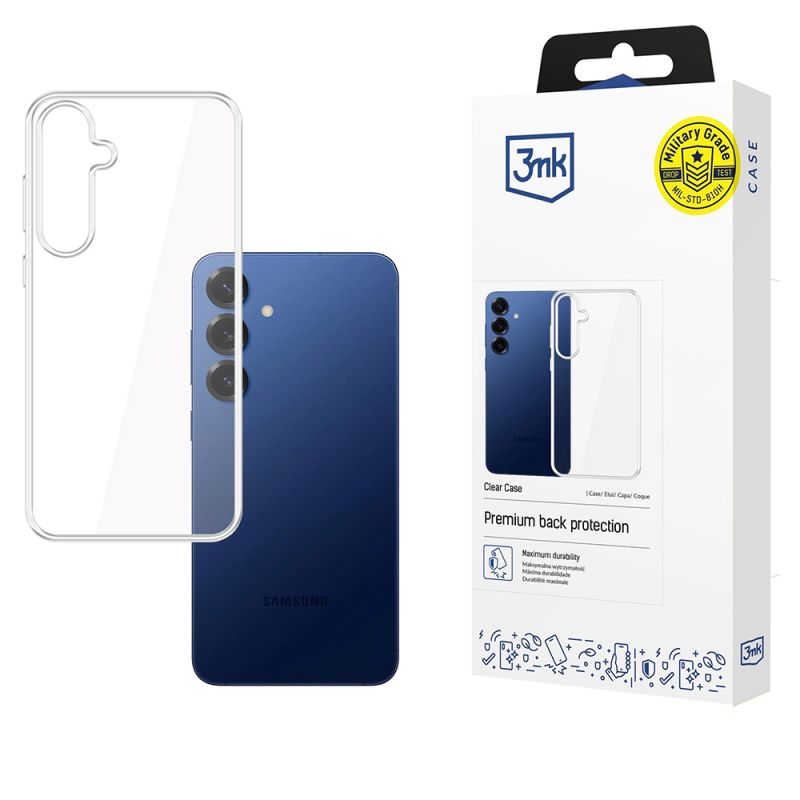 Husa pentru Samsung Galaxy S25 FE - 3mk Clear Case - Transparent