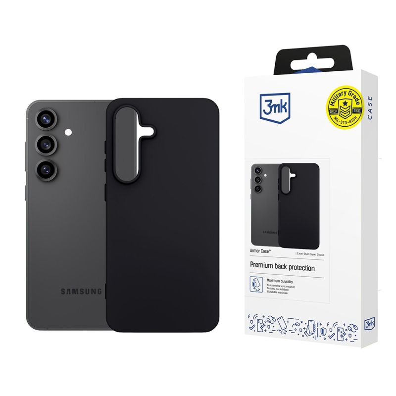 Husa pentru Samsung Galaxy S25 FE - 3mk Matt Case - Black