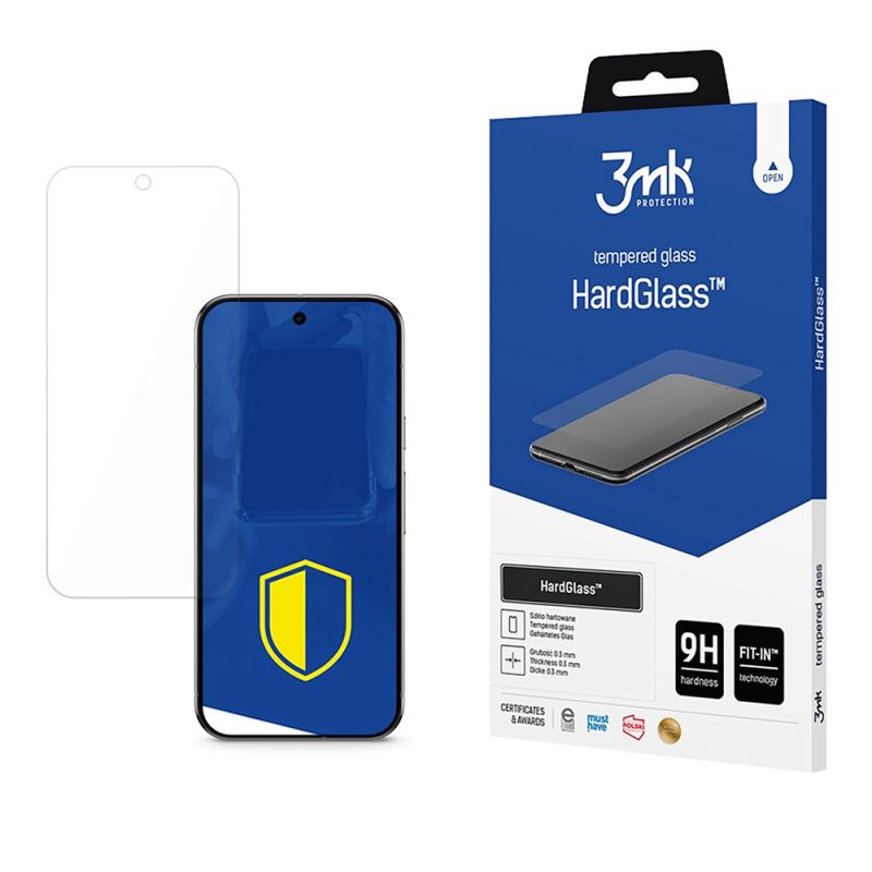 Folie pentru Google Pixel 10 / Pixel 10 Pro - 3mk HardGlass Screen Protector - Clear