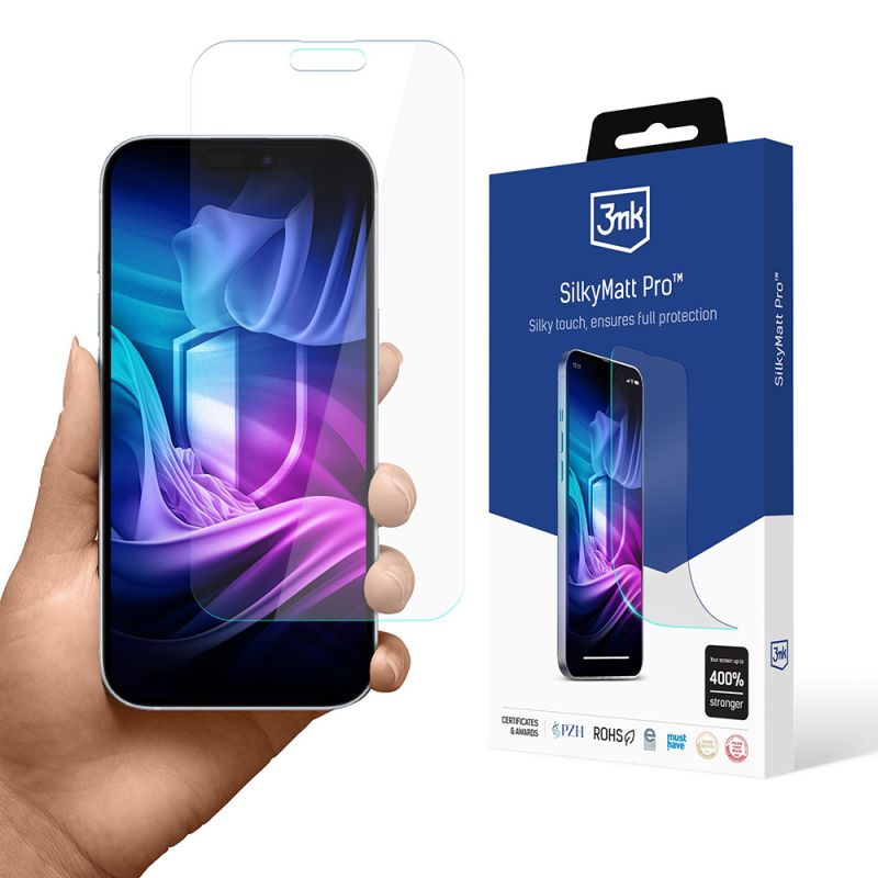 Folie pentru iPhone 17 - 3mk Silky Matt Pro - Clear