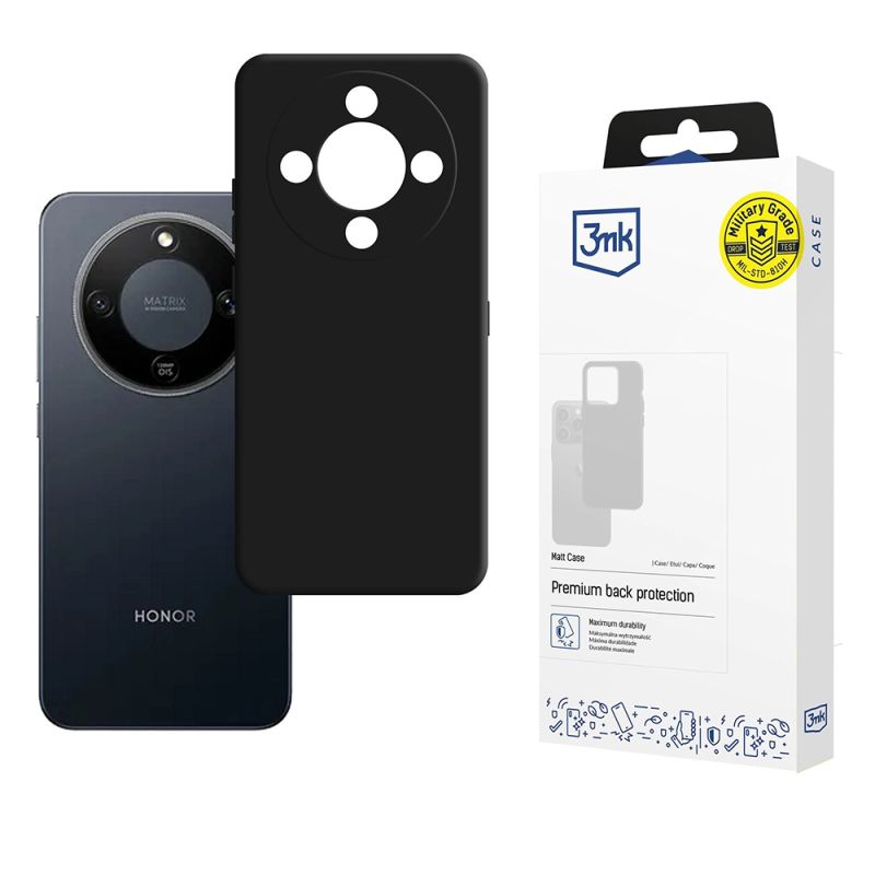 Husa pentru Honor Magic8 Lite - 3mk Matt Case - Black
