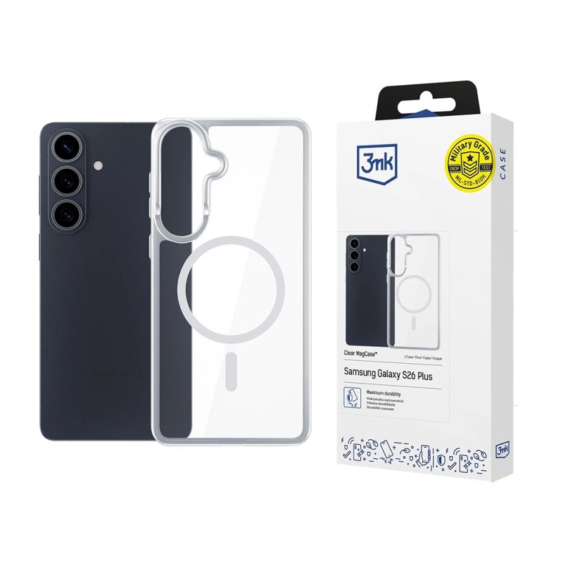 Husa pentru Samsung Galaxy S26 Plus - 3mk Armor MagCase - Transparent