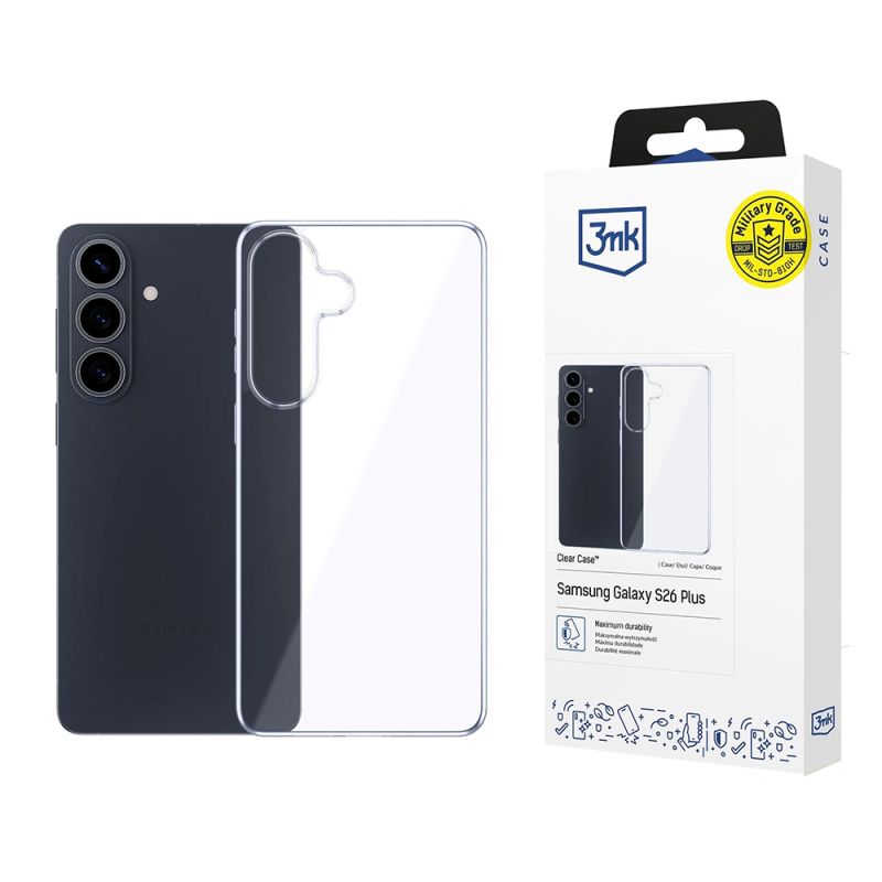 Husa pentru Samsung Galaxy S26 Plus - 3mk Clear Case - Transparent