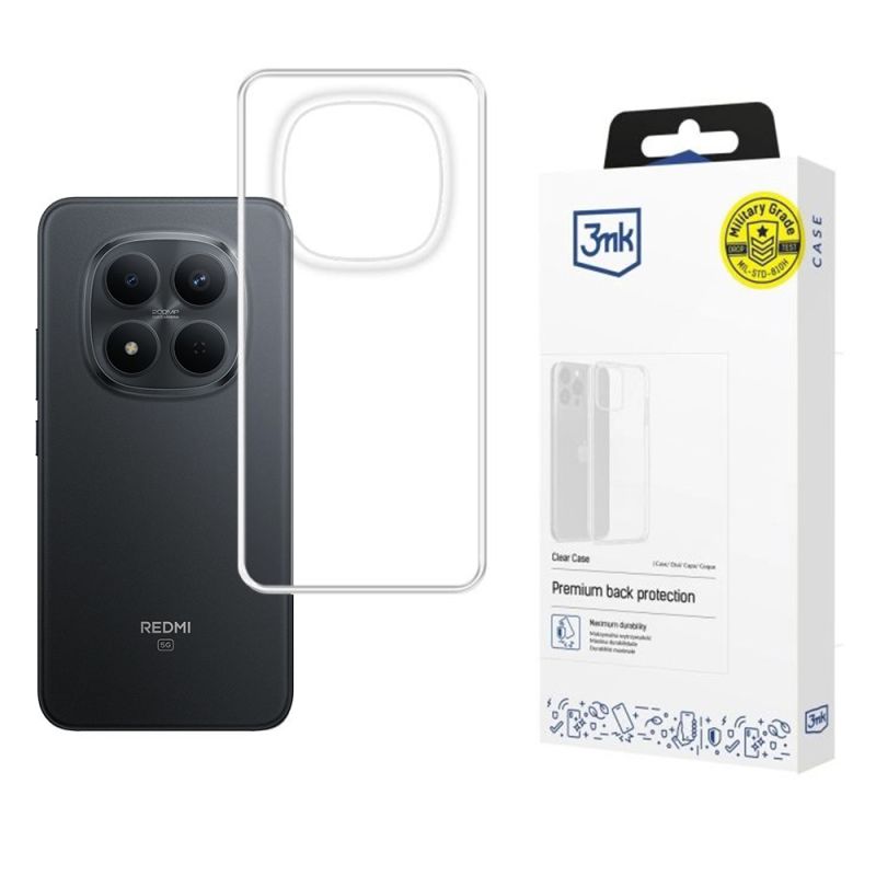 Husa pentru Xiaomi Redmi Note 15 Pro 5G - 3mk Clear Case - Transparent