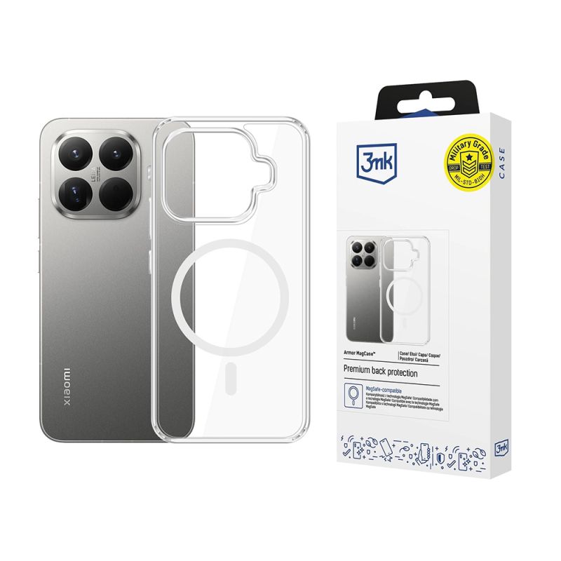 Husa pentru Xiaomi 15T Pro - 3mk Armor MagCase - Transparent