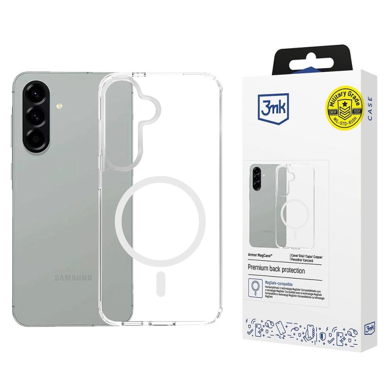Husa pentru Samsung Galaxy A57 5G - 3mk Armor MagCase - Transparent