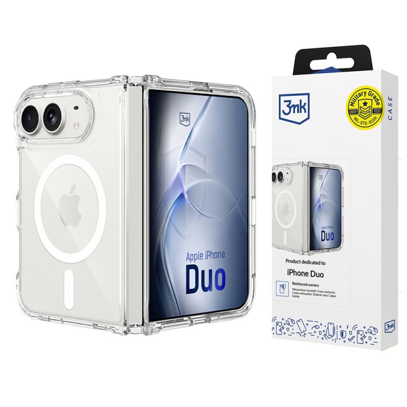 Husa pentru iPhone Duo - 3mk Armor MagCase - Transparent