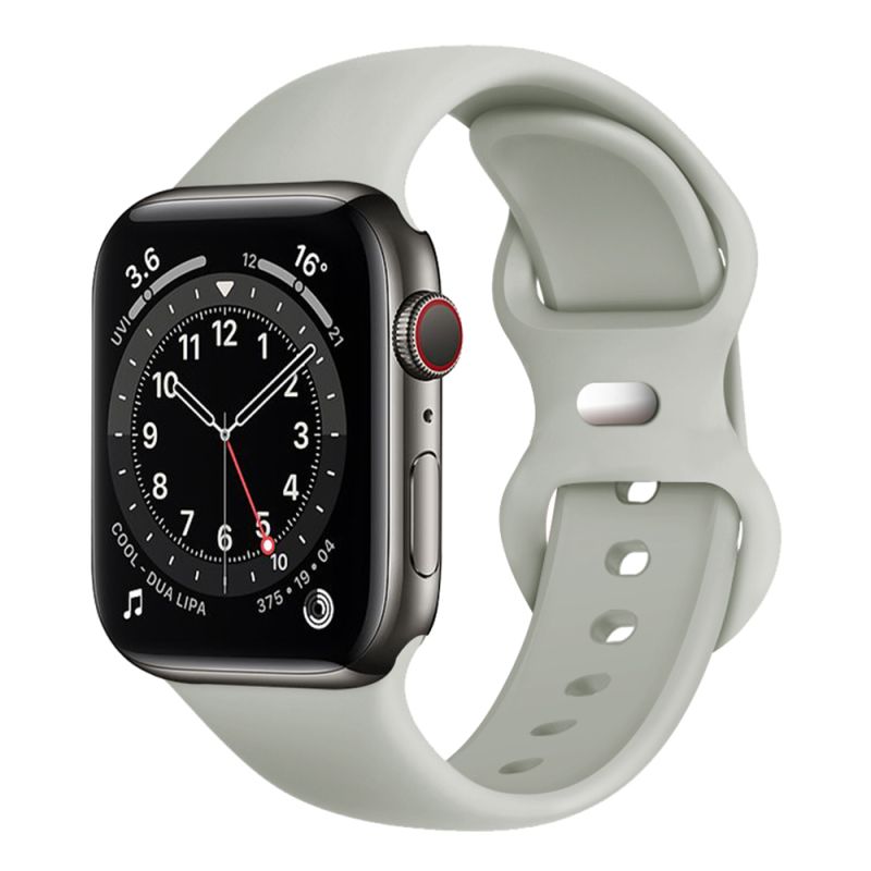 Curea pentru Apple Watch 1/2/3/4/5/6/7/8/9/10/11/12/SE/SE 2/SE 3/Ultra/Ultra 2/Ultra 3/Ultra 4 (42/44/45/46/49mm) - Techsuit Watchband (W031) - Gray