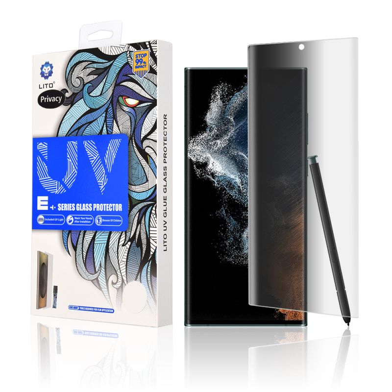 Folie pentru Samsung Galaxy S22 Ultra 5G - Lito 3D UV Glass - Privacy