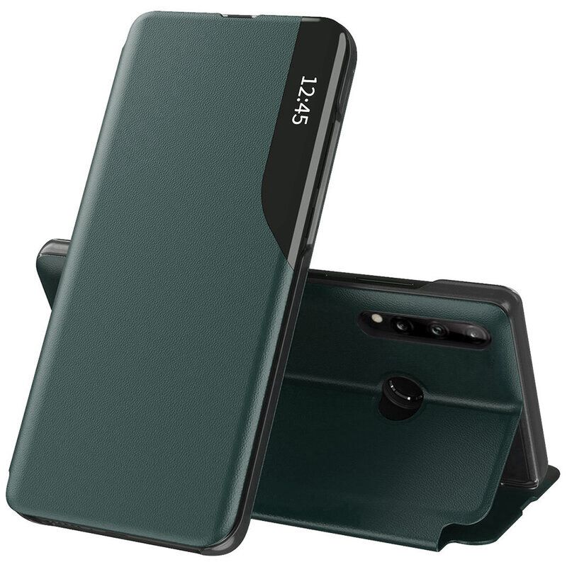 Husa pentru Huawei P30 Lite / P30 Lite New Edition - Techsuit eFold Series - Dark Green