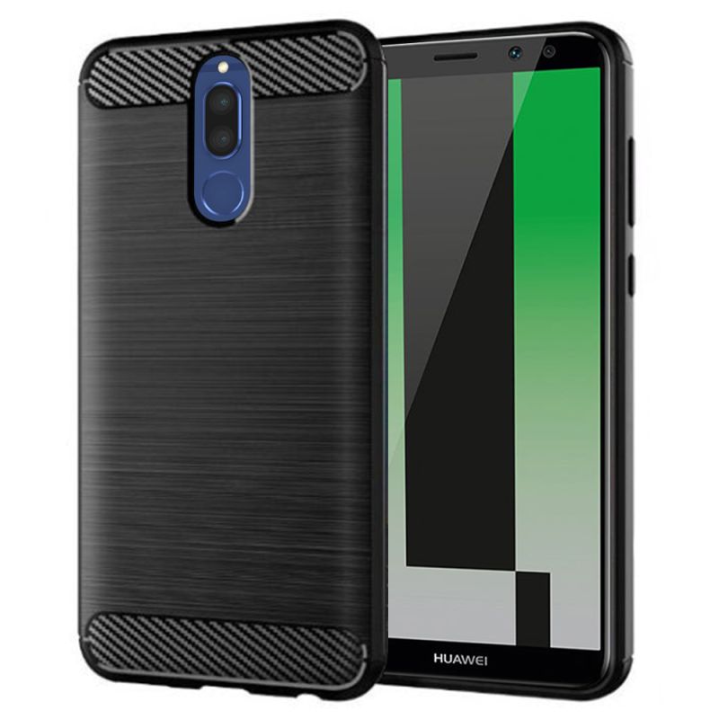 Husa pentru Huawei Mate 10 Lite - Techsuit Carbon Silicone - Black