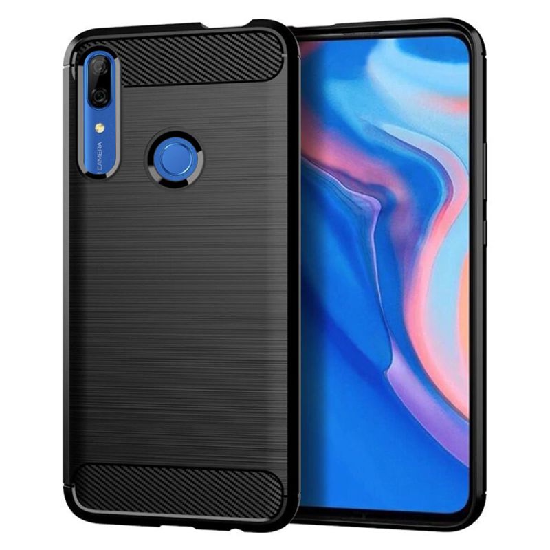 Husa pentru Huawei P Smart Z - Techsuit Carbon Silicone - Black