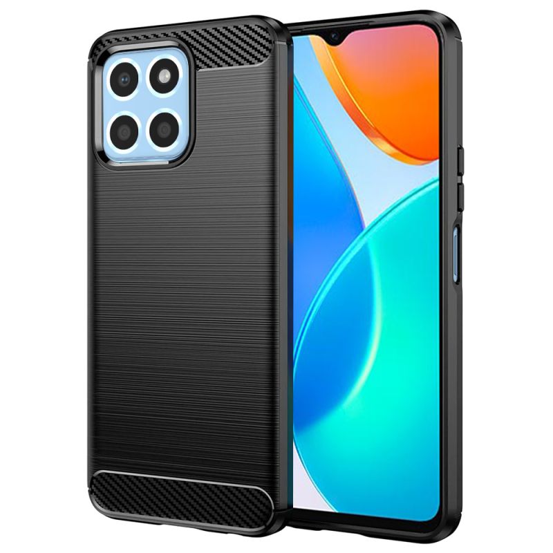 Husa pentru Honor X6 / X8 5G / 70 Lite - Techsuit Carbon Silicone - Black