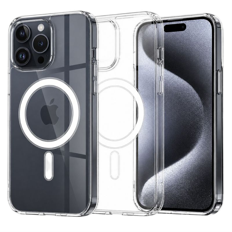 Husa pentru iPhone 15 Pro - Techsuit MagSafe Pro - Transparent