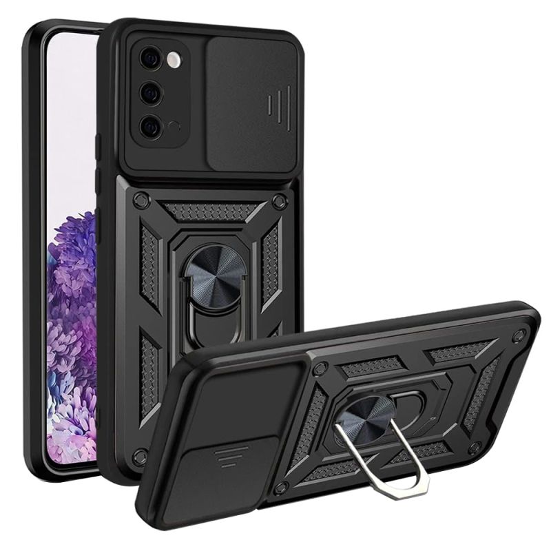 Husa pentru Samsung Galaxy S20 4G / S20 5G - Techsuit CamShield Series - Black