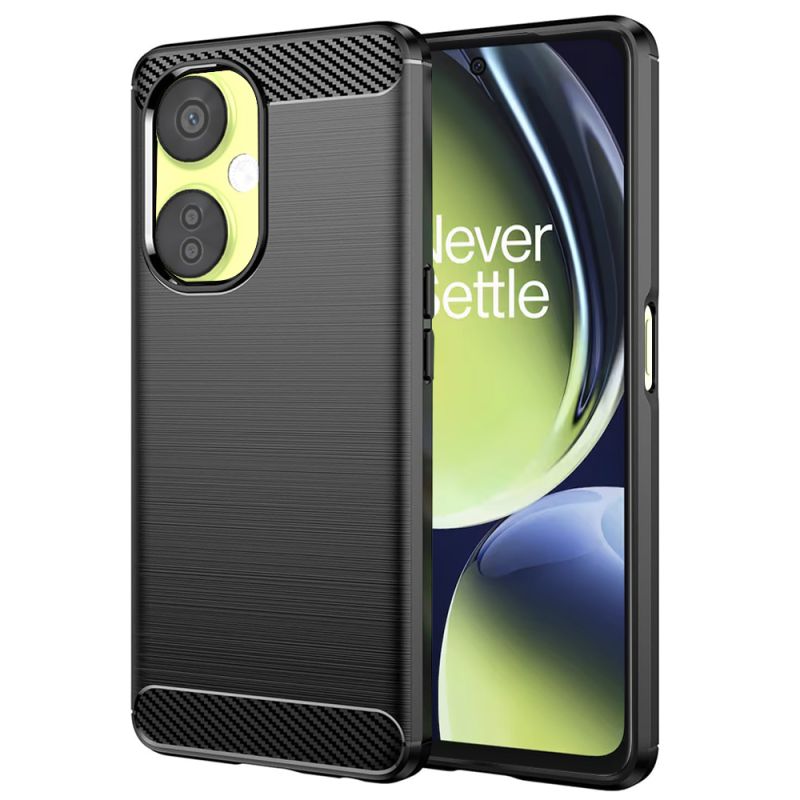 Husa pentru OnePlus Nord CE 3 Lite - Techsuit Carbon Silicone - Black