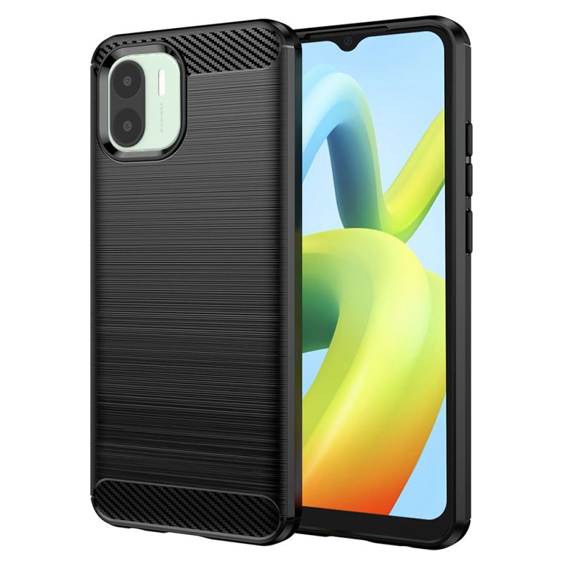 Husa pentru Xiaomi Redmi A1 / A2 - Techsuit Carbon Silicone - Black
