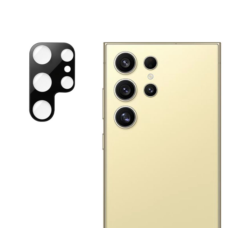 Folie Camera pentru Samsung Galaxy S24 Ultra - Techsuit Full Camera Glass - Black
