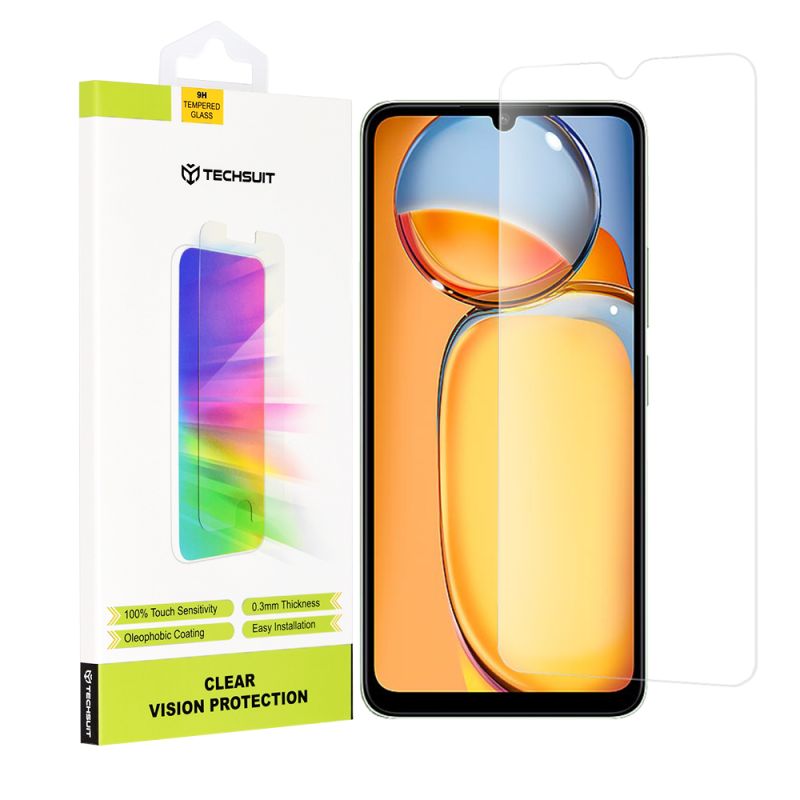 Folie pentru Xiaomi Redmi 13C 4G / Redmi 13C 5G / Poco C65 - Techsuit Clear Vision Glass - Transparent
