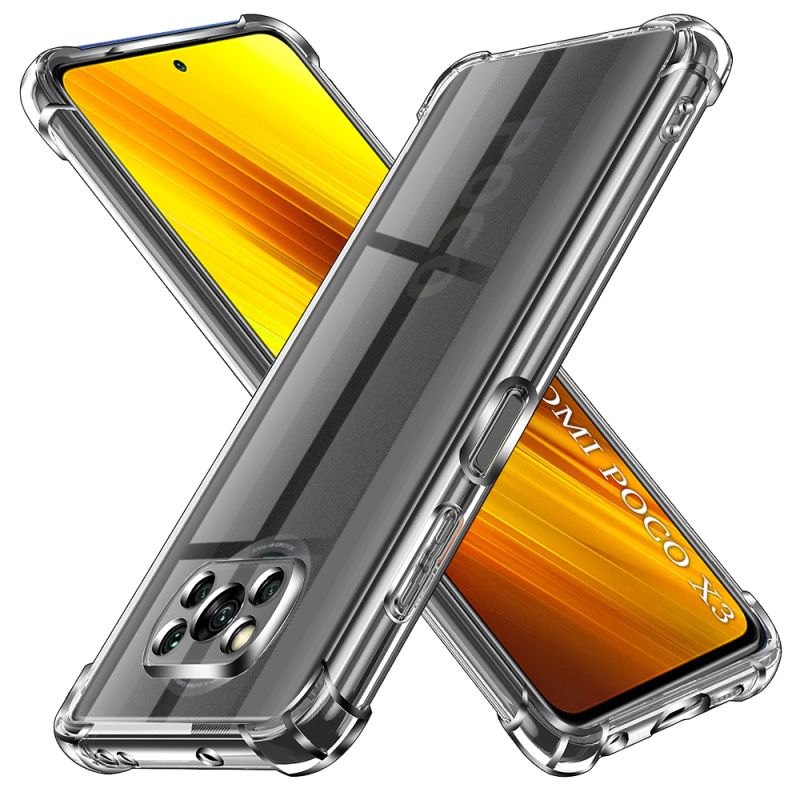 Husa pentru Xiaomi Poco X3 / Poco X3 NFC / Poco X3 Pro - Techsuit Shockproof Clear Silicone - Clear