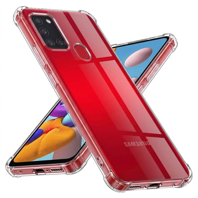 Husa pentru Samsung Galaxy A21s - Techsuit Shockproof Clear Silicone - Clear