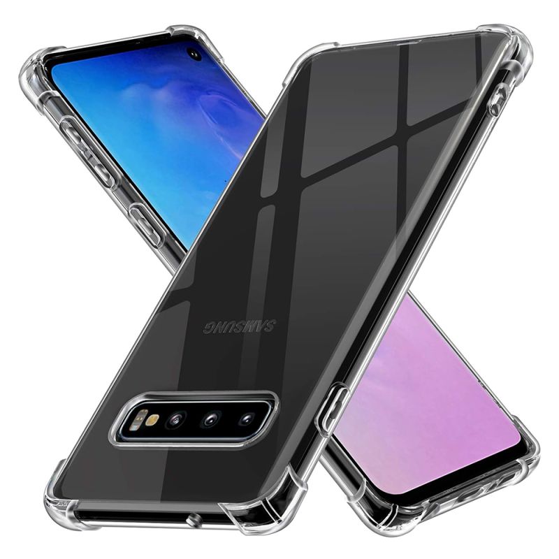 Husa pentru Samsung Galaxy S10 4G - Techsuit Shockproof Clear Silicone - Clear