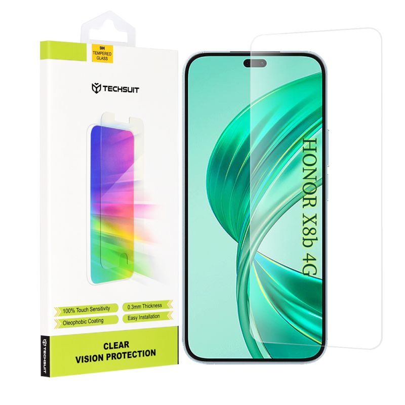 Folie pentru Honor X8b / X8c / 400 Lite - Techsuit Clear Vision Glass - Transparent
