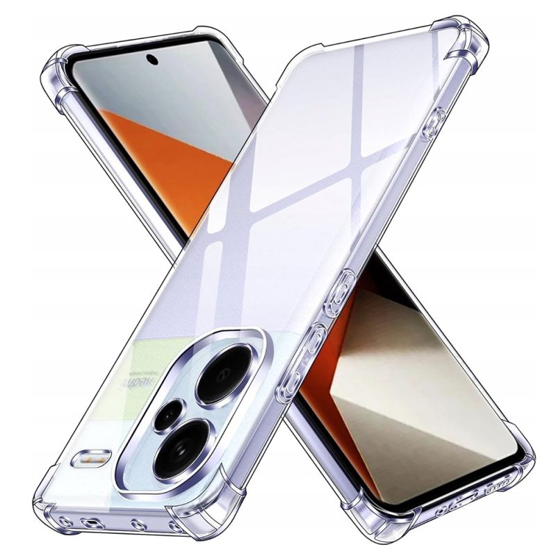 Husa pentru Xiaomi Redmi Note 13 Pro+ 5G - Techsuit Shockproof Clear Silicone - Clear
