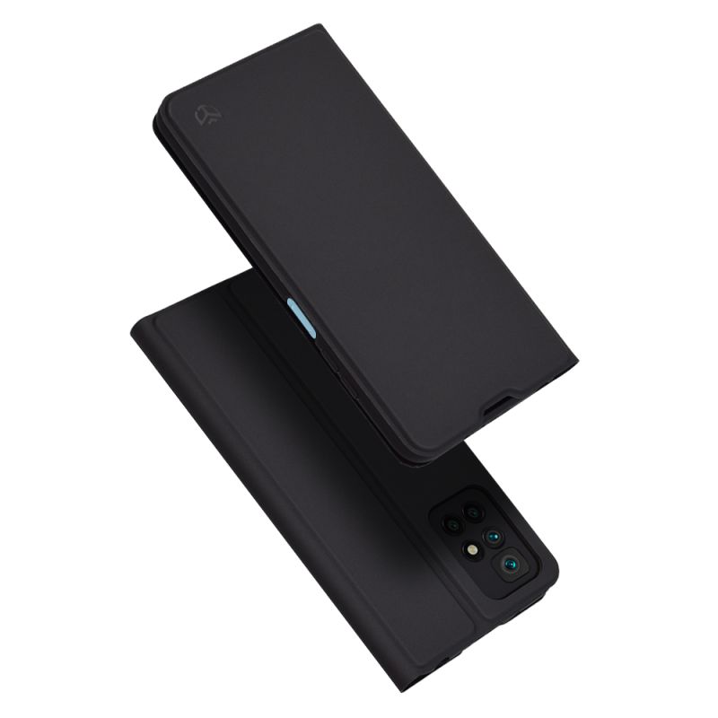 Husa pentru Xiaomi Redmi 10 / Redmi 10 2022 - Techsuit Magskin Book - Black