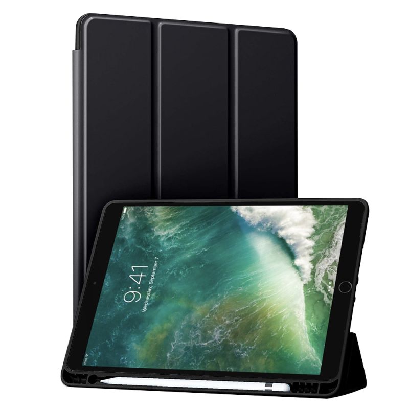 Husa pentru iPad Air 10.5 2019 / Pro 10.5 2017 - Techsuit Flex Trifold - Black