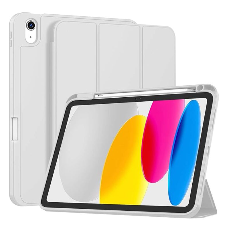 Husa pentru iPad 10 (2022) 10.9 / 11 (2025) - Techsuit Flex Trifold - Gray
