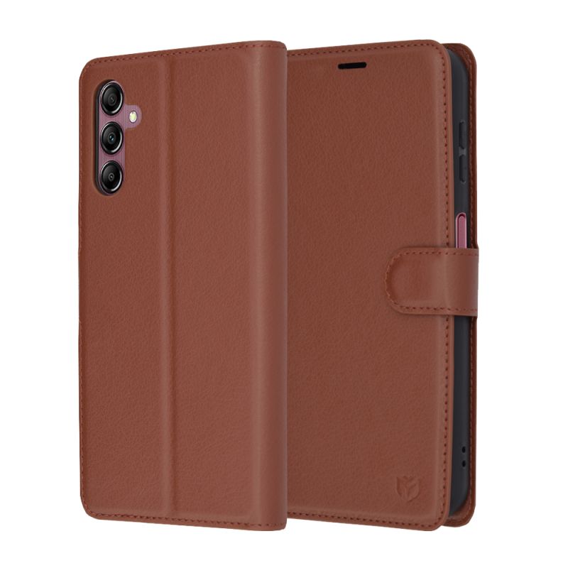 Husa pentru Samsung Galaxy A14 4G / A14 5G - Techsuit Leather Folio - Brown