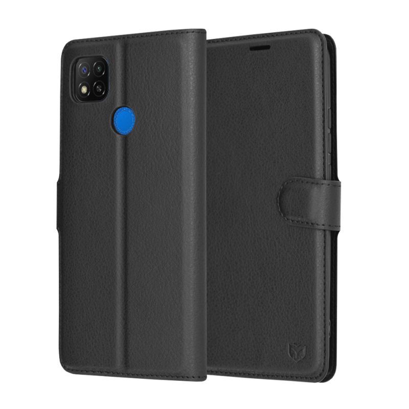 Husa pentru Xiaomi Redmi 9C / Redmi 9C NFC - Techsuit Leather Folio - Black