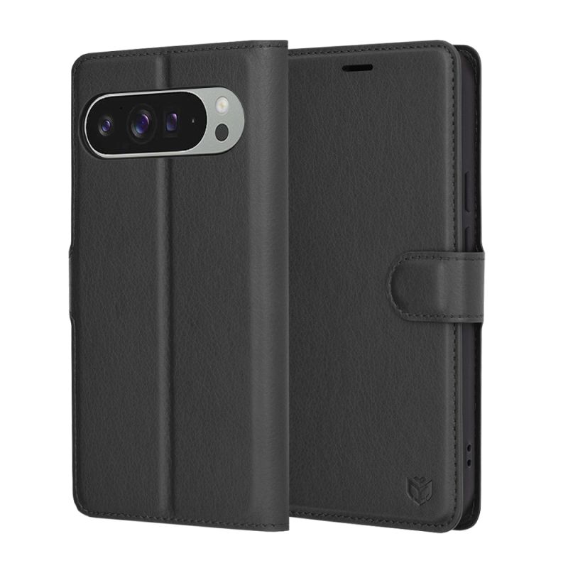 Husa pentru Google Pixel 9 Pro XL - Techsuit Leather Folio - Black