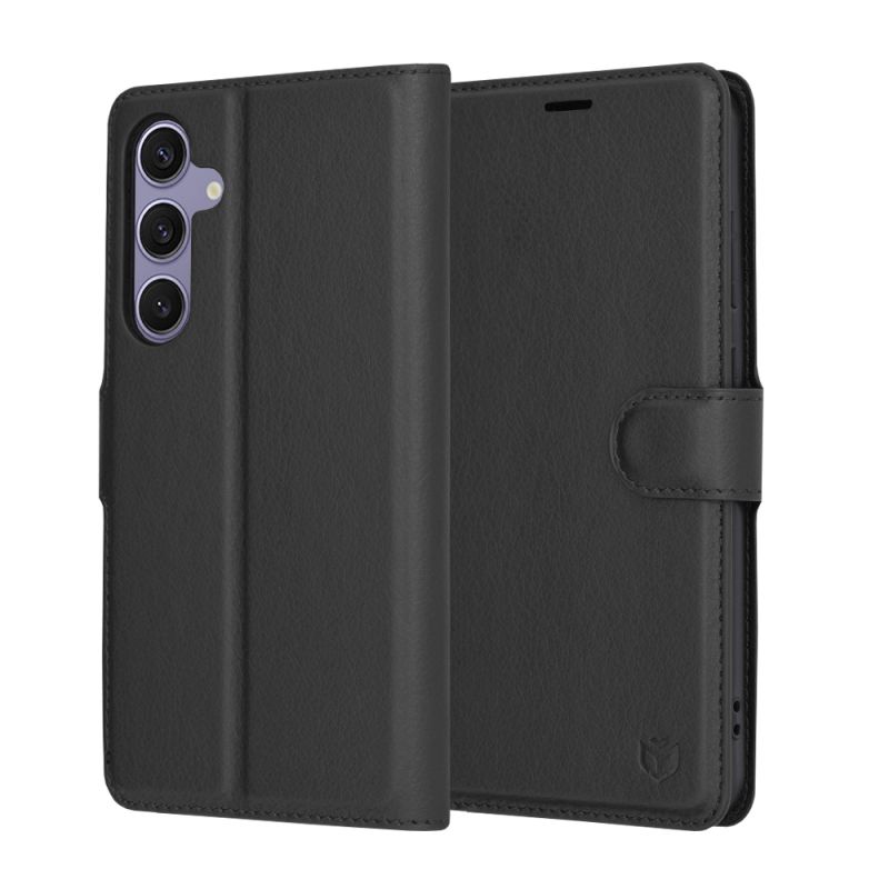 Husa pentru Samsung Galaxy S24 Plus - Techsuit Leather Folio - Black