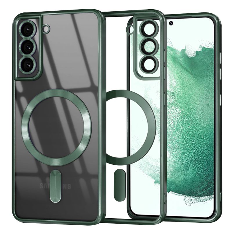Husa pentru Samsung Galaxy S22 Plus 5G - Techsuit Luxury Crystal MagSafe - Deep Green