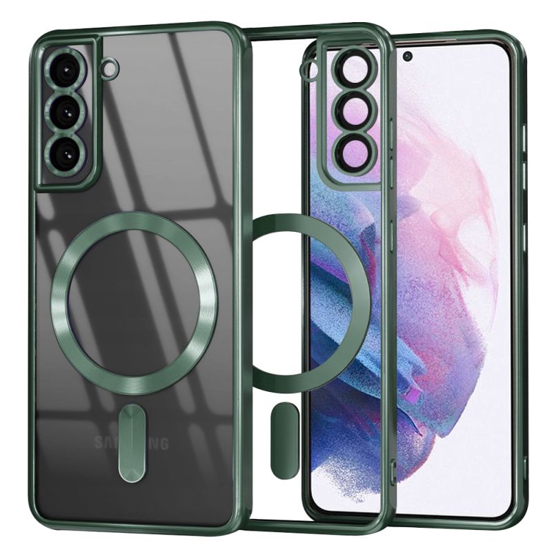 Husa pentru Samsung Galaxy S21 Plus 5G - Techsuit Luxury Crystal MagSafe - Deep Green