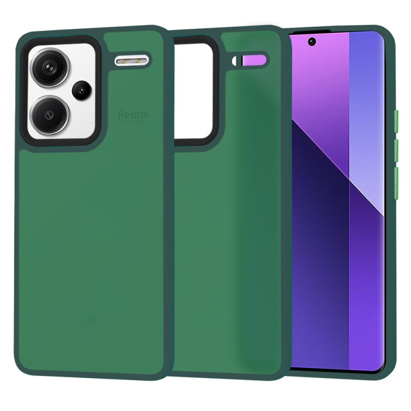 Husa pentru Xiaomi Redmi Note 13 Pro+ 5G - Techsuit HaloFrost Series - Midnight Green