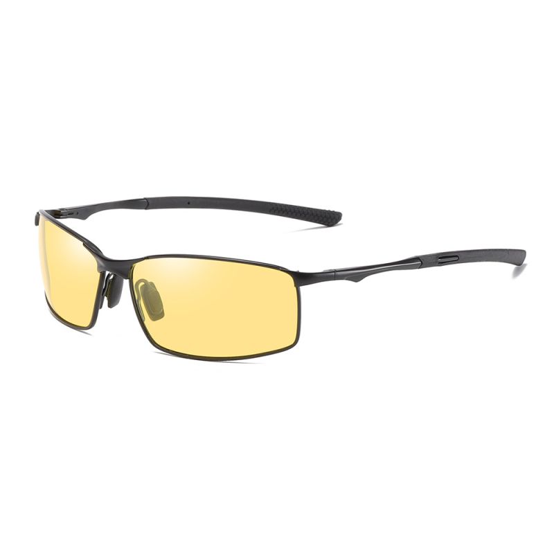 Ochelari de Soare pentru Barbati - Techsuit (559) - Black / Yellow