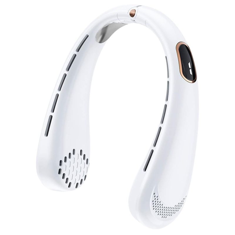 Ventilator pentru Gat, 1200mAh, Type-C - Techsuit (H6) - White