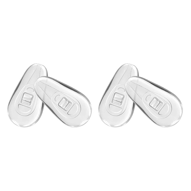 Pernuta pentru Ochelari din Silicon (set 4) - Techsuit (NPT1) - Transparent