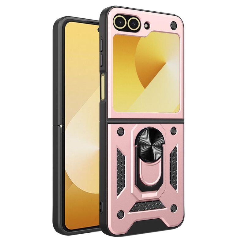 Husa pentru Samsung Galaxy Z Flip6 / Flip7 FE - Techsuit CamShield Series - Rose Gold