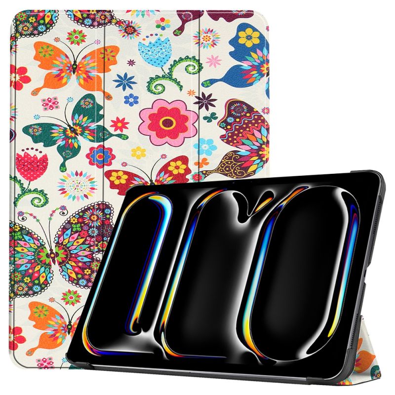 Husa pentru iPad Pro 13 (2024) / iPad Pro 13 (2025) - Techsuit FoldPro - Butterfly