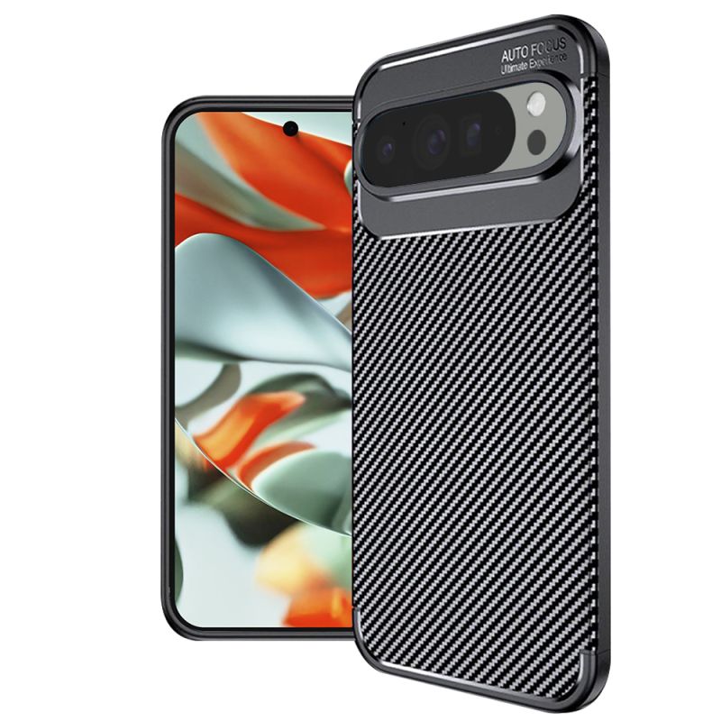 Husa pentru Google Pixel 9 Pro XL - Techsuit CarbonFiber - Black