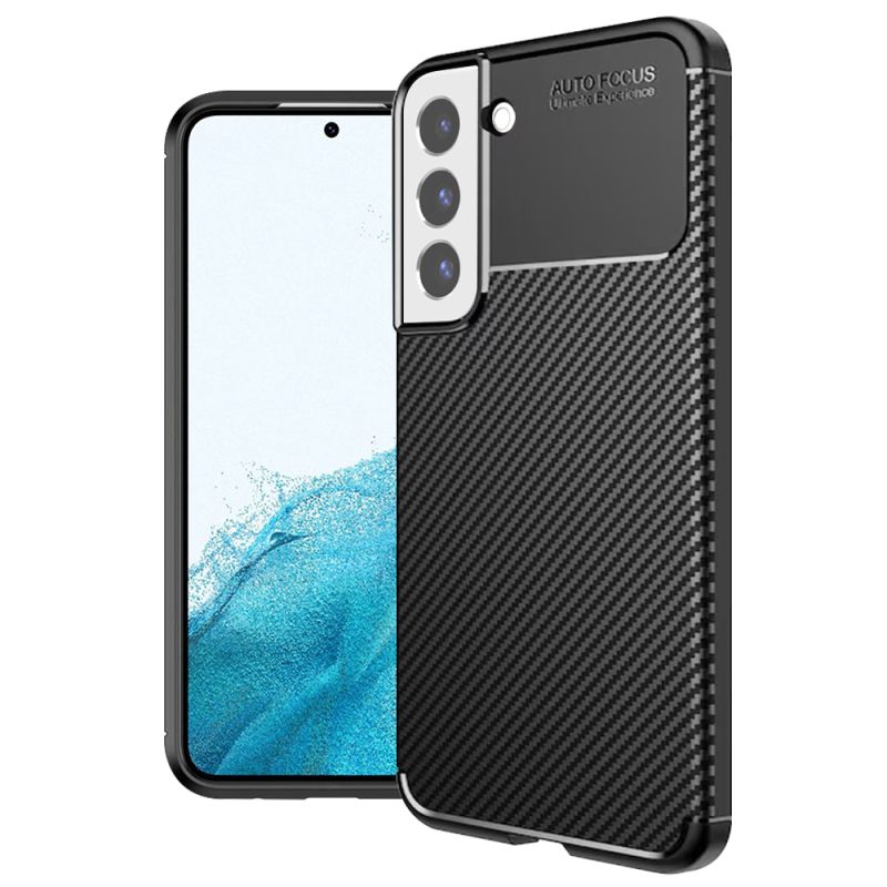 Husa pentru Samsung Galaxy S22 5G - Techsuit CarbonFiber - Black