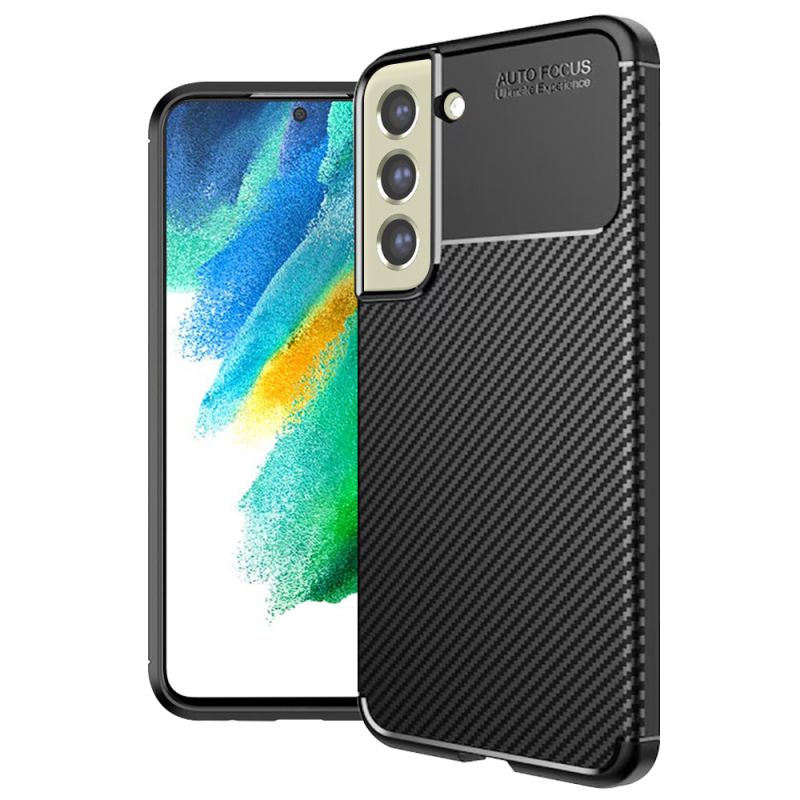 Husa pentru Samsung Galaxy S21 FE 5G - Techsuit CarbonFiber - Black