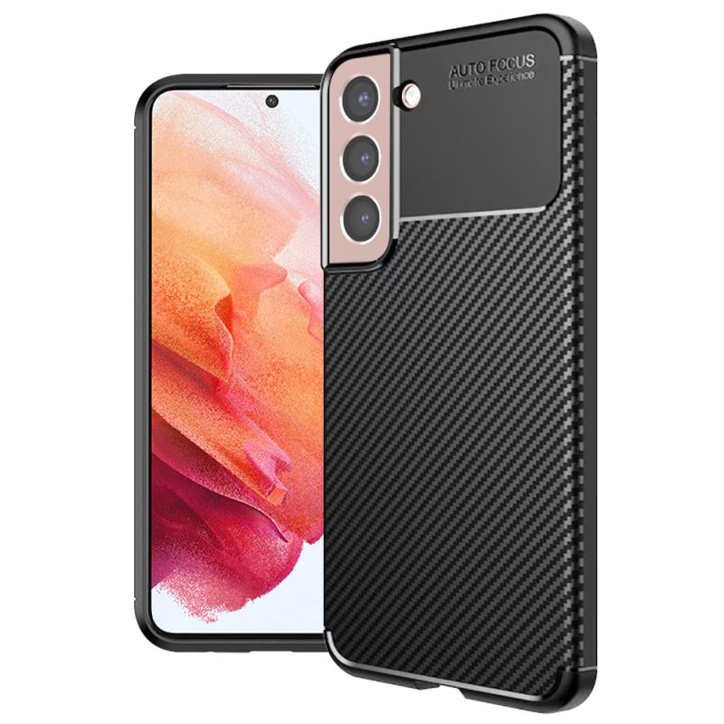 Husa pentru Samsung Galaxy S21 5G - Techsuit CarbonFiber - Black